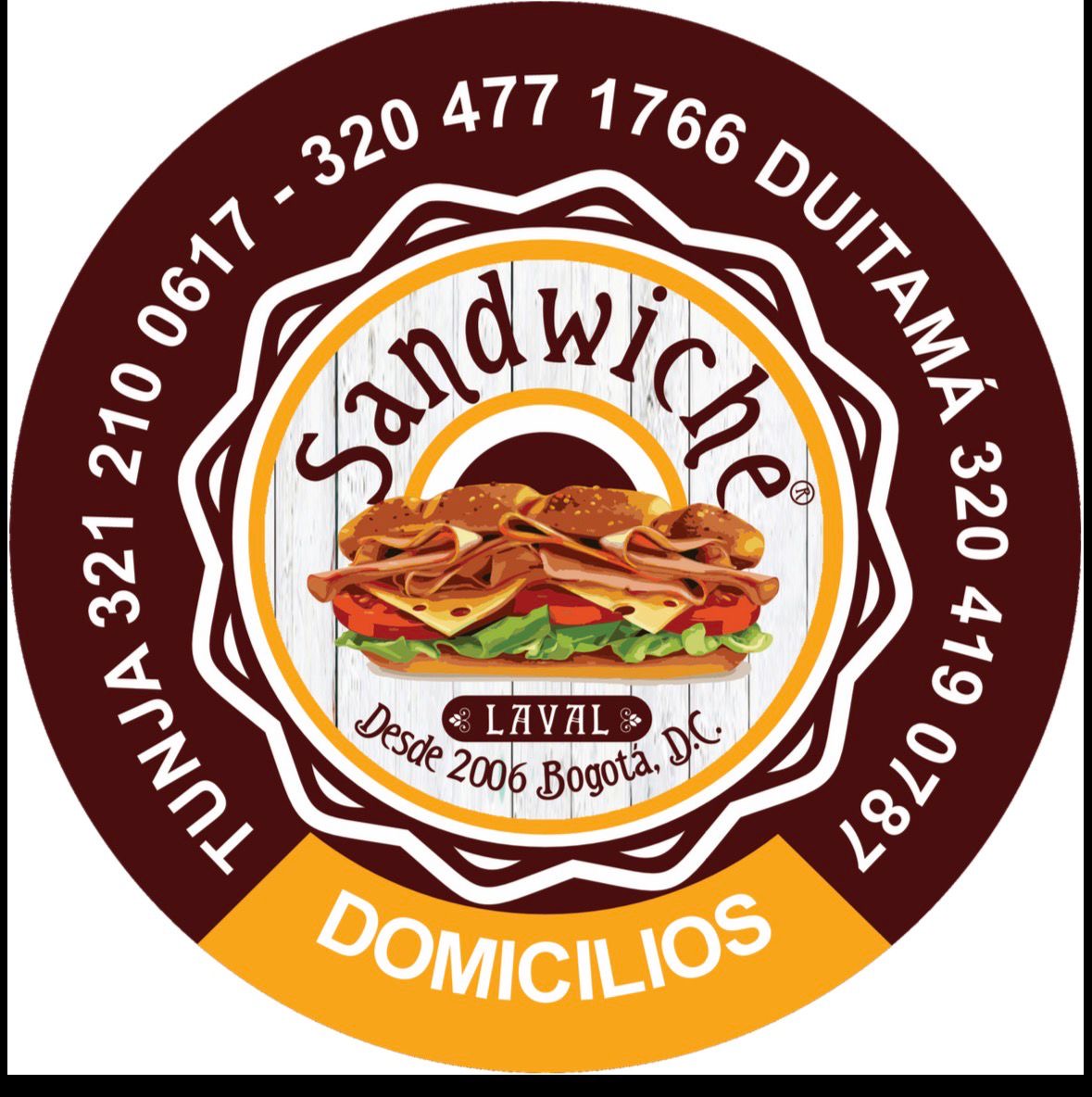 Sandwiche Laval — La Castellana Tunja